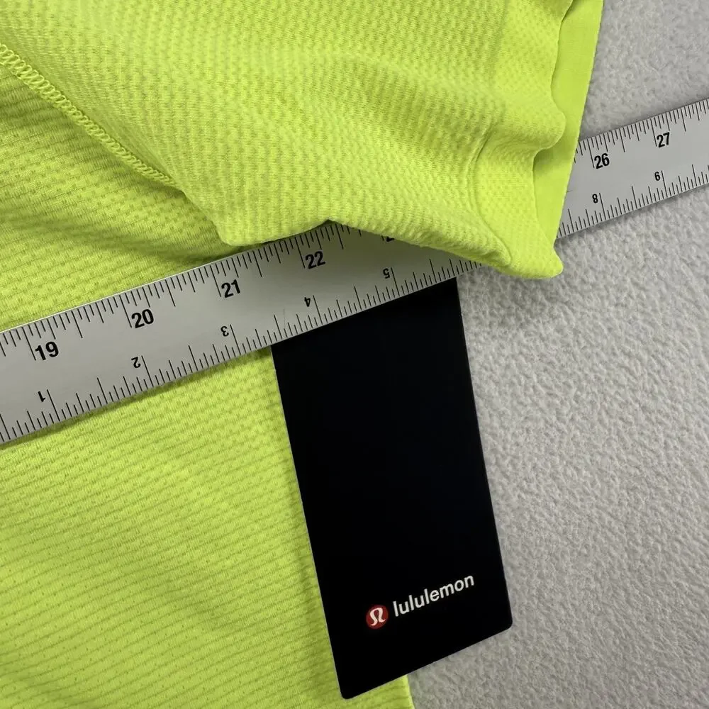 Lululemon Metal Vent Tech Shirt Men's XL Yellow Neon Highlighter Workout 2.0 NEW - Picture 5 of 13